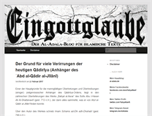 Tablet Screenshot of blog.al-adala.de